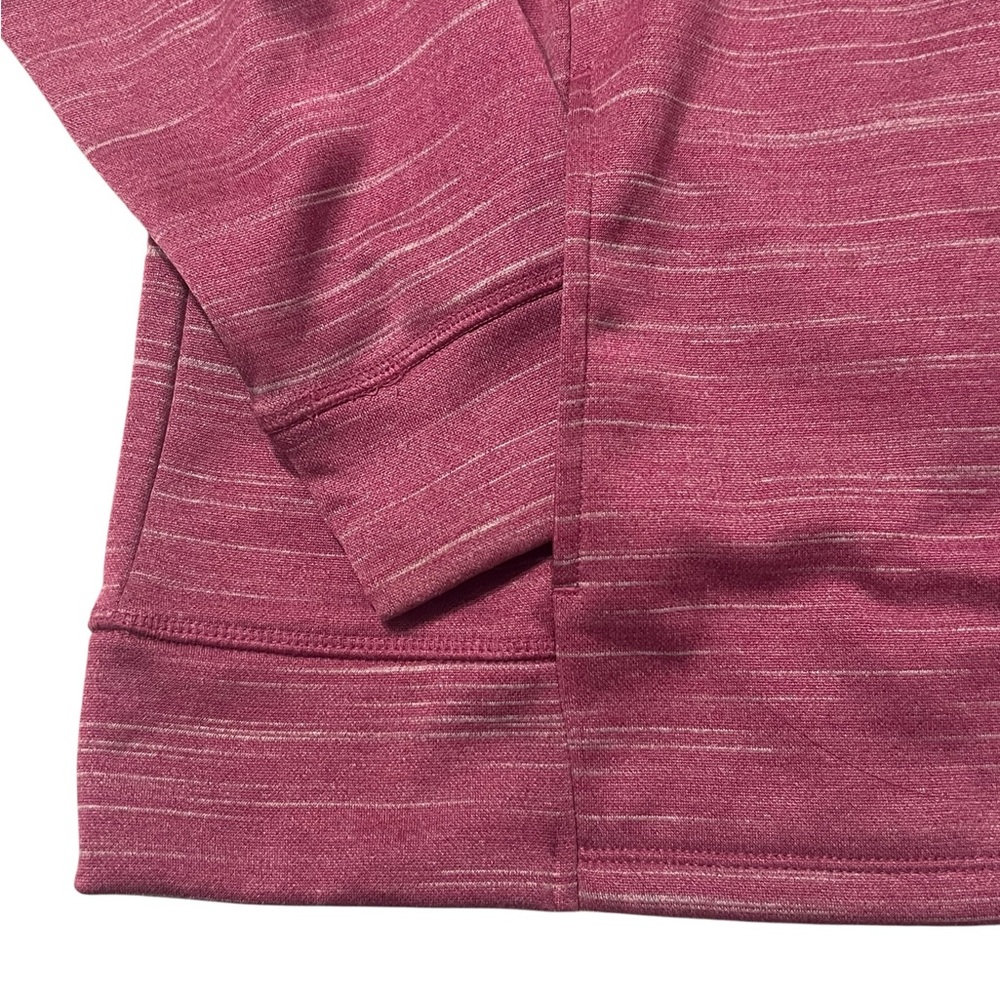 Zelos Pink & White Striped Turtleneck Sweatshirt L - Picture 5 of 6